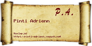 Pinti Adrienn névjegykártya