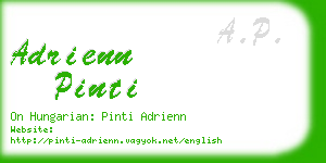 adrienn pinti business card